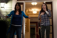 Neve Campbell and Emma Roberts in "Scream 4."