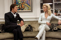 Kevin Bacon as Sebastian Shaw and January Jones as Emma Frost in "X-Men: First Class"