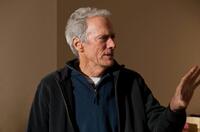 Director Clint Eastwood on the set of "Hereafter."