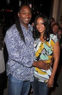 Lennox Lewis and Violet Lewis at the Canada premiere of "Hereafter (2010)."