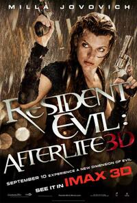 Poster art for "Resident Evil: Afterlife: An IMAX 3D Experience."