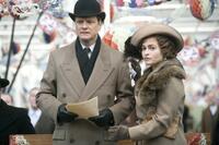Colin Firth as King George VI and Helena Bonham Carter as the Queen Mother in "The King's Speech."