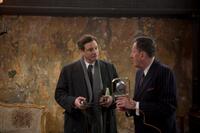 Colin Firth and Geoffrey Rush in "The King's Speech."