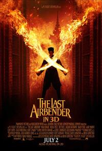 Poster art for "The Last Airbender 3D."