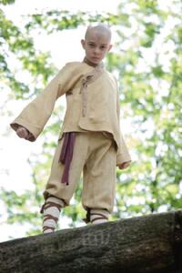 Noah Ringer as Aang in "The Last Airbender."