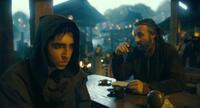 Dev Patel as Prince Zuko and Shaun Toub as Uncle Iroh in "The Last Airbender."