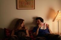 Lena Dunham as Aura and Alex Karpovsky as Jed in "Tiny Furniture."
