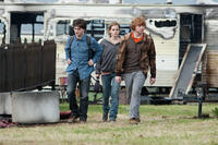 Daniel Radcliffe, Emma Watson and Rupert Grint in "Harry Potter and the Deathly Hallows: Part 1"