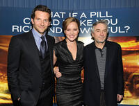 Bradley Cooper, Abbie Cornish and Robert De Niro at the New York premiere of "Limitless."