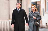 Sam Worthington and Jessica Chastain in "The Debt."