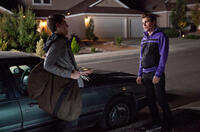 Christopher Mintz-Plasse as Evil Ed and Dave Franco as Mark in "Fright Night."
