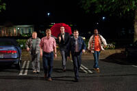 Larry Joe Campbell as Hog-head, Owen Wilson as Rick, Stephen Merchant as Gary, Jason Sudeikis as Fred and J.B. Smoove as Flats in "Hall Pass."
