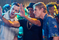 Jason Sudeikis as Fred, Richard Jenkins as Coakley and Owen Wilson as Rick in "Hall Pass."