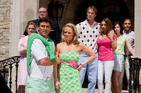 Rob Moran as Ed Long, Lauren Bowles as Britney, Andrew Wilson as Larry and Alyssa Milano as Mandy in "Hall Pass."