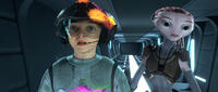 Milo and Ki in "Mars Needs Moms."