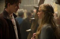 Max Irons as Henry and Amanda Seyfried as Valerie in "Red Riding Hood."