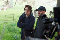 Director Cary Joji Fukunaga and cinematographer Adriano Goldman on the set of "Jane Eyre."