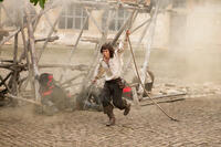 Logan Lerman as D'Artagnan in "The Three Musketeers."