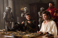 Orlando Bloom and Logan Lerman in "The Three Musketeers."