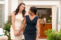 Paula Patton as Sabrina and Angela Bassett as Claudine in "Jumping the Broom."