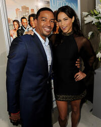 Laz Alonso and Paula Patton at the California premiere of "Jumping The Broom."