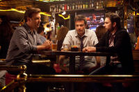 Jason Sudeikis as Kurt, Jason Bateman as Nick and Charlie Day as Dale in "Horrible Bosses."