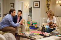 Ryan Reynolds as Mitch, Jason Bateman as Dave and Leslie Mann as Jamie in "The Change-Up."