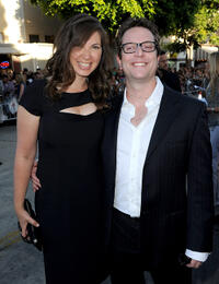 Megan Wolpert and director David Dobkin at the California premiere of "The Change-Up."