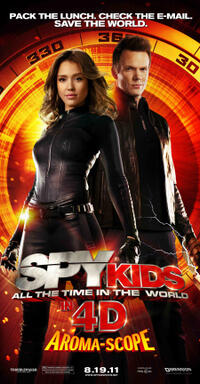 Exclusive poster art for "Spy Kids: All the Time in the World."