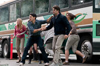 Emma Bell as Molly, Nicholas D'agosto as Sam and Miles Fisher as Peter in "Final Destination 5."