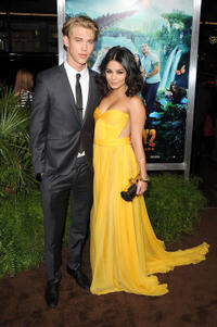 Austin Butler and Vanessa Hudgens at the California premiere of "Journey 2: The Mysterious Island."