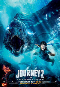 Poster art for "Journey 2: The Mysterious Island."