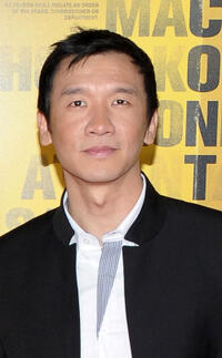 Chin Han at the New York premiere of "Contagion."