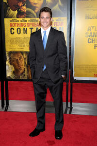 Brian J. O'Donnell at the New York premiere of "Contagion."
