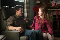 Taylor Lautner and Mackenzie Foy in "The Twilight Saga: Breaking Dawn - Part 2."