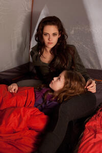 Kristen Stewart and Mackenzie Foy in "The Twilight Saga: Breaking Dawn - Part 2."