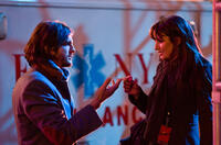 Ashton Kutcher as Randy and Lea Michele as Elise in "New Year's Eve."