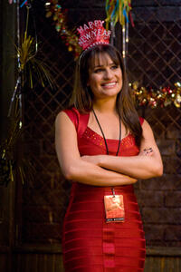 Lea Michele as Elise in "New Year's Eve."