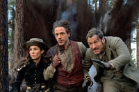 Noomi Rapace, Robert Downey Jr. and Jude Law in "Sherlock Holmes 2"