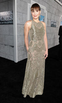 Noomi Rapace at the California premiere of "Sherlock Holmes: A Game of Shadows."