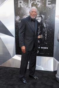 Morgan Freeman at the New York premiere of "The Dark Knight Rises."