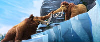 Manny voiced by Ray Romano and Ellie voiced by Queen Latifah in "Ice Age: Continental Drift."