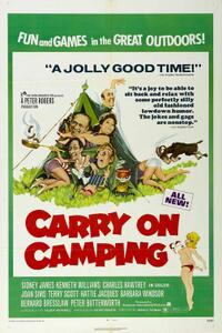 Poster art for "Carry on Camping."
