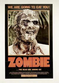 Poster art for "Zombie."