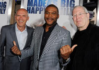 Joe Drake, Tyler Perry and Michael Paseornek at the California screening of "Tyler Perry's Madea's Big Happy Family."