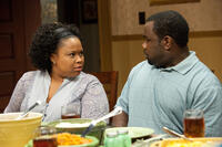 Natalie Desselle Reid as Tammy and Rodney Perry as Harold in "Tyler Perry's Madea's Big Happy Family."