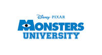 Logo for Monsters University.