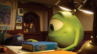 Mike Wazowski voiced by Billy Crystal in "Monsters University."