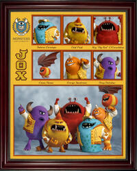 Poster art for "Monsters University."