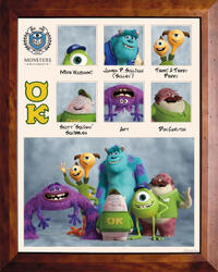 Poster art for "Monsters University."